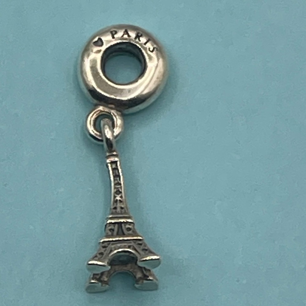 Pandora Eiffel Tower Paris Dangle Charm Sterling Silver 925 ALE 791082
